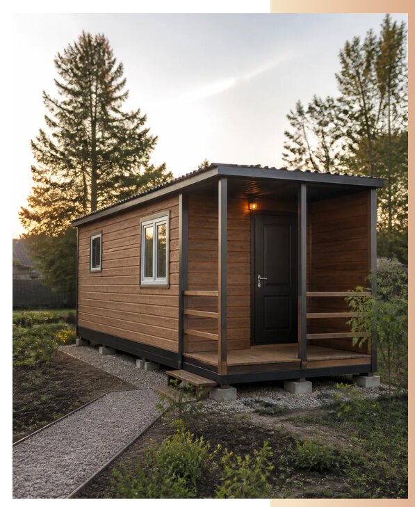 Дачные бытовки под ключ в Мегионе по цене от 156375 р. | БытовкаПрофи-Мго