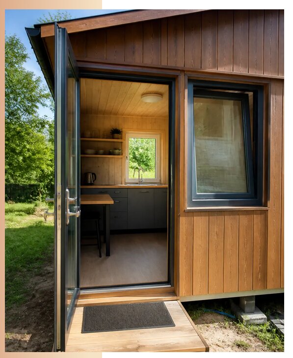 Изготовление дачных домиков с кухней под ключ в Мегионе